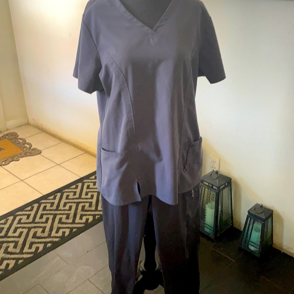Gray Scrub Set